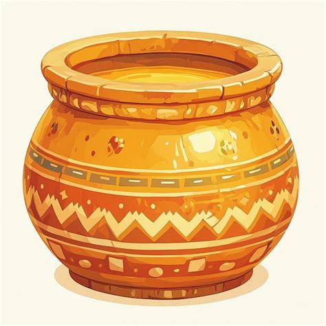 Potes De Kalash Decorativos Utilizados En Los Rituales Vector Premium