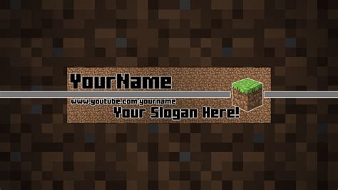 Minecraft Youtube Banner Template Now Free By Bulbasuer On Deviantart