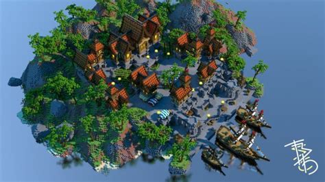 TROPICAL ISLAND - LARGE SERVER HUB | Chunkfactory