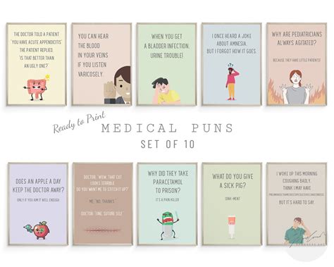 Medical Puns Digital Wall Art, Funny Printable Wall Art, Funny Gifts ...