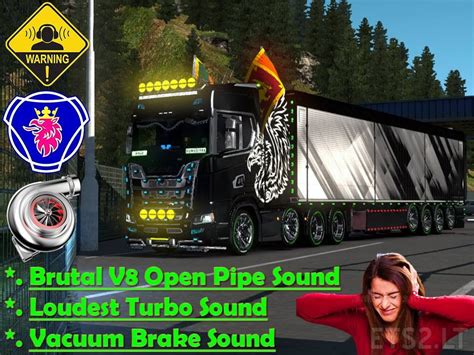 V Open Pipe Brutal Sound Mod Ets Mods