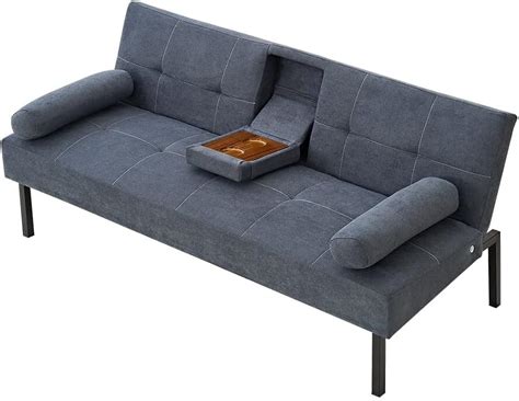 Amazon Panana Sofa Bed With Cup Holders Convertible Sleeper Couch