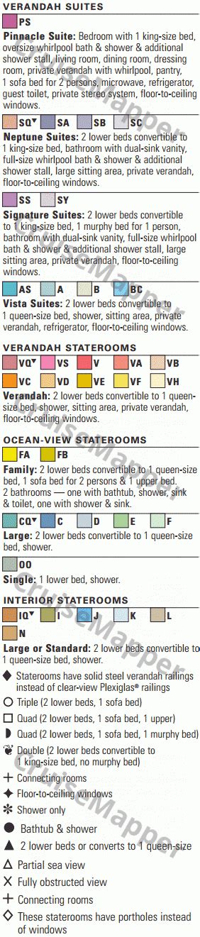 ms Koningsdam deck 6 plan | CruiseMapper