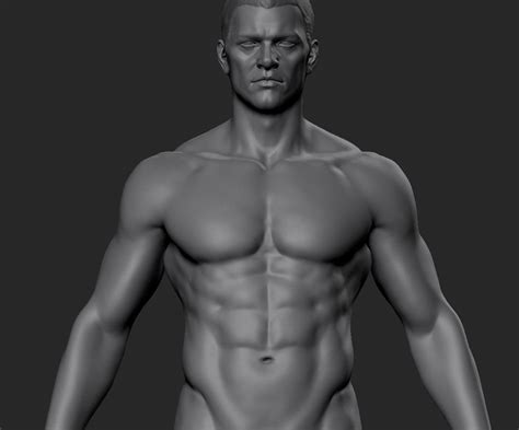 ArtStation Zbrush Body June Ho Cho Zbrush Anatomy Muscle