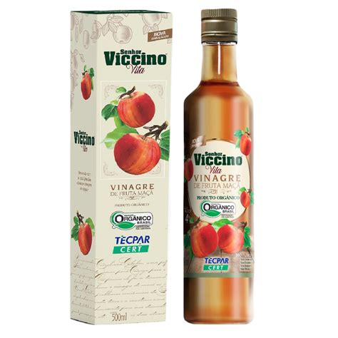 Vinagre de Maçã Orgânico 500ml Senhor Viccino