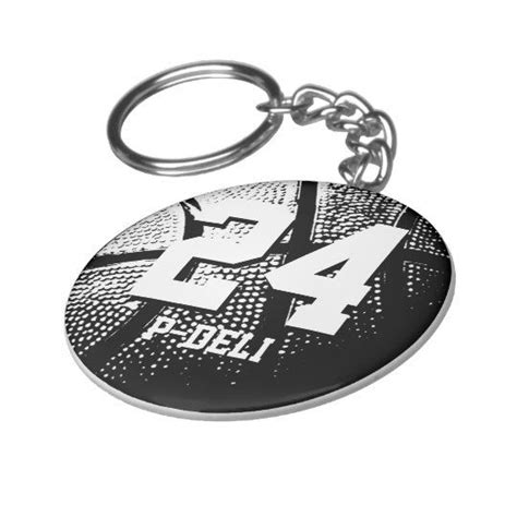 Personalized basketball keychain | name and number | Zazzle ...