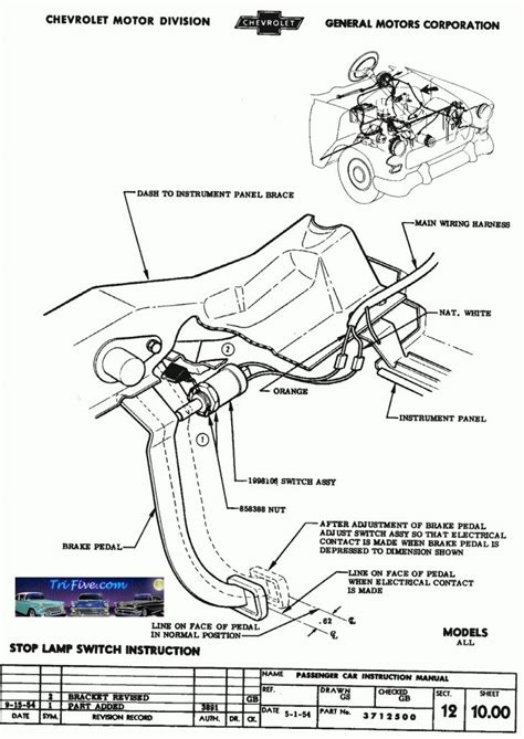 55 Chevy Steering Column Diagram Diagramwirings