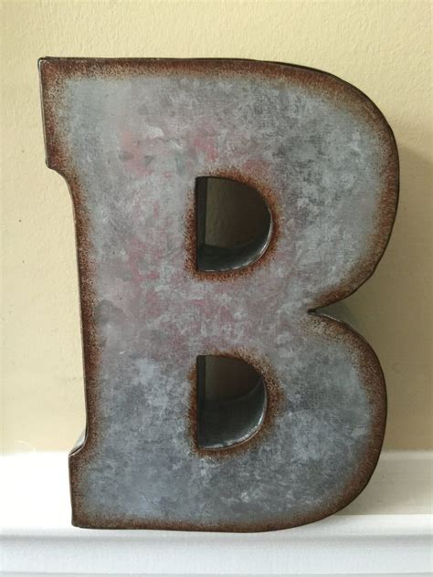 Metal Letters/ Wall Decor/ Wall Metal Letter/ Galvanized