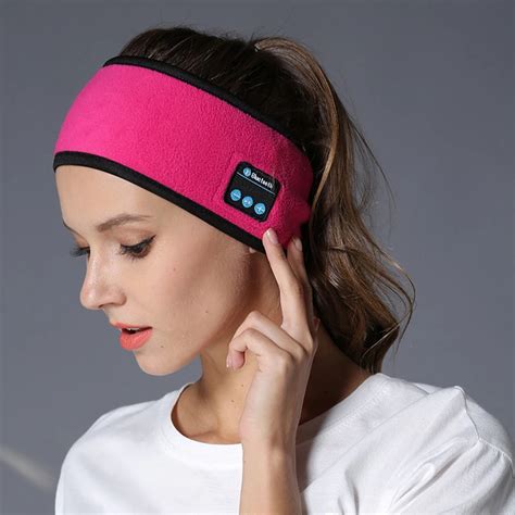 Wireless Bluetooth Headphone Sleep Headband Hat Soft Warm Sports Smart Cap Smart Speaker Stereo ...