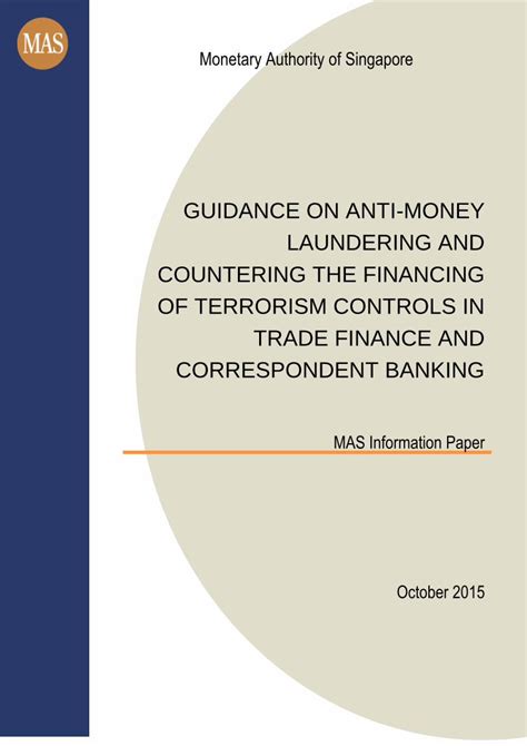 PDF Guidance On AML CFT Controls In Trade Finance And DOKUMEN TIPS