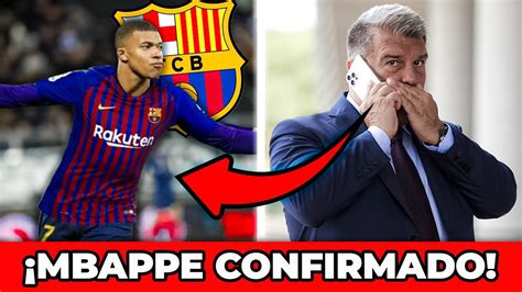 Ltima Hora Mbappe Y Laporta En Contacto Noticias Del Fc