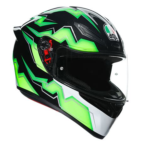 Agv K Kripton Helm Schwarz Gr N Agv A I Integral Helme