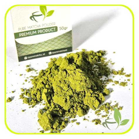 Jual Bubuk Matcha Murni Gr Kemasan Sampel Pure Matcha Powder Tanpa