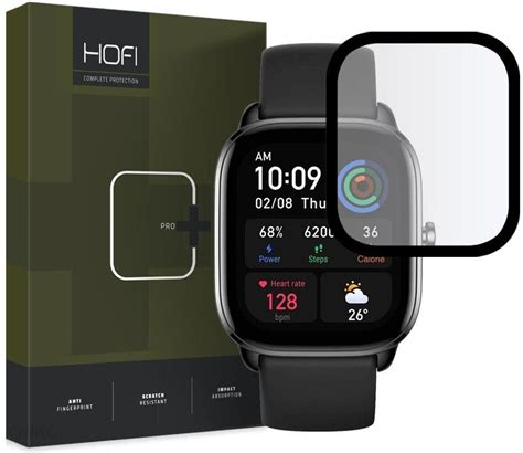 Szkło Hybrydowe Hofi Hybrid Pro Do Amazfit Gts 4 Mini Czarne 14229