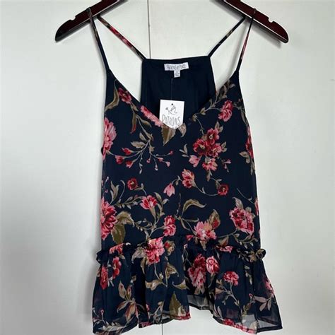 Patrons Of Peace Tops Nwt Patrons Of Peace Floral Tank Poshmark