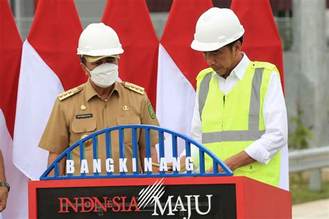 Presiden Jokowi Resmikan Jalan Tol Pekanbaru Bangkinang KabarDuri