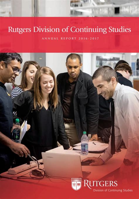 2016 2017 Annual Report Rutgers Division Of Continuing Studies By