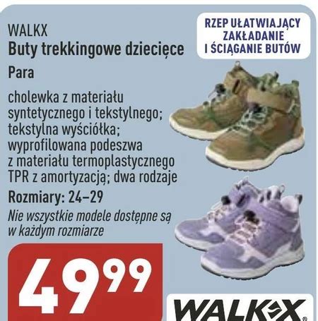 Buty Trekkingowe Walkx Promocja Aldi Ding Pl