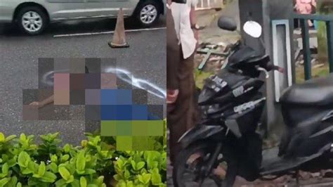 Rem Mendadak Gegara Mobil Putar Balik Pemotor Di Balikpapan Oleng Dan