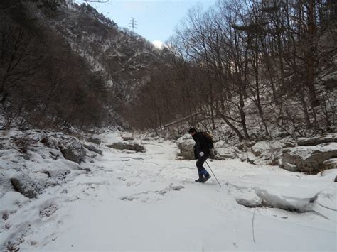 북설악물굽이계곡 마산