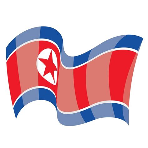 Premium Vector North Korea Flag In Vector