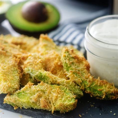 Crispy Low Carb Avocado Fries In The Air Fryer Airfried