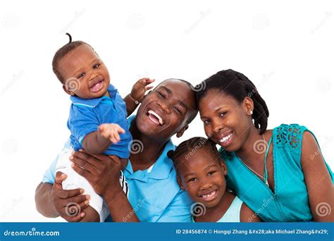 Família Africana Feliz Imagens de Stock Imagem 28456874