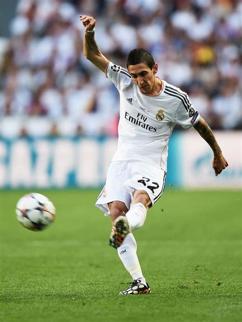 Uefa Champions League Final Ángel Di María In Action