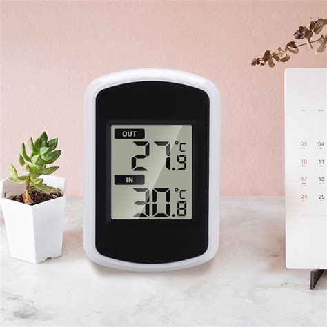 DTOWER Lcd Digital Wireless Ambient Weather Station Wireless Indoor Outdoor Thermometer ...