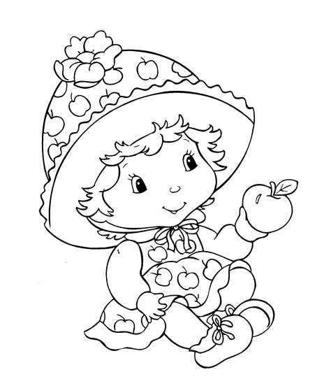 Dibujo Para Colorear De La Rosita Fresita Imagui