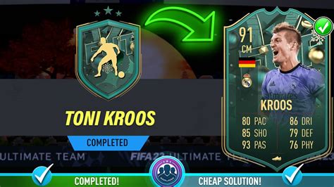 91 Winter Wildcards Toni Kroos SBC Completed Cheapest Solution Tips