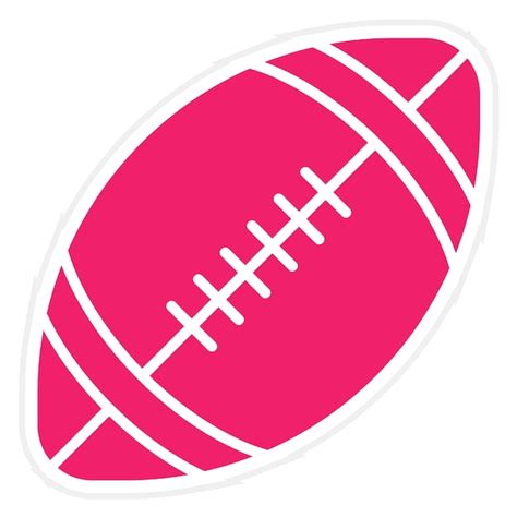 Premium Vector Vector Design Rugby Ball Icon Style