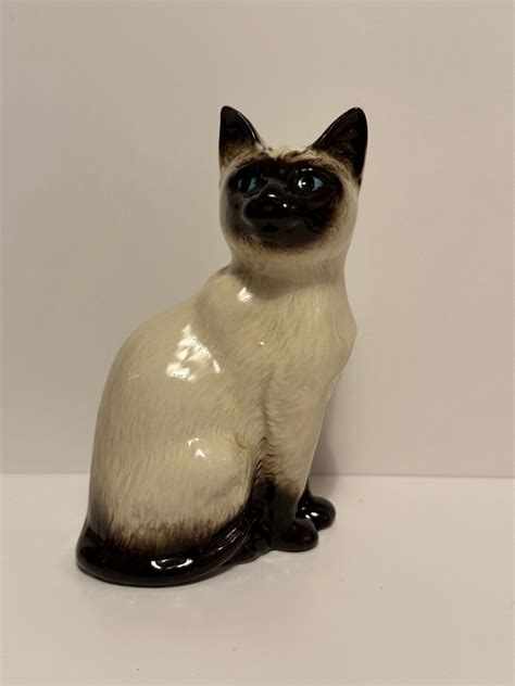 Royal Doulton Siamese Cat Figurine 1887 Ebay