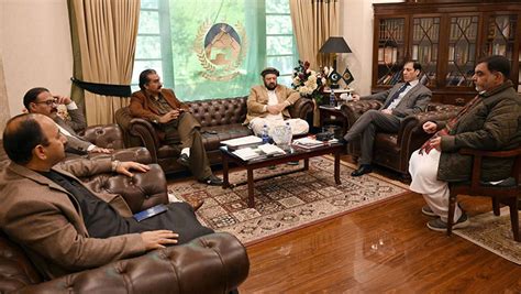 Chief Minister Gilgit Baltistan Haji Gulbar Khan Meeting With Caretaker