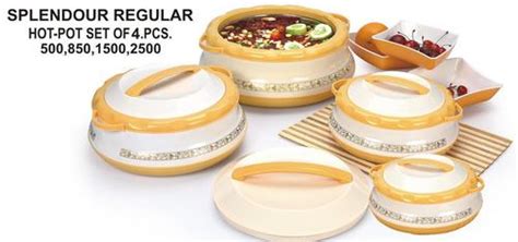 Splendour Pcs Set Plastic Hot Pots At Best Price In Vasai Priya Plast