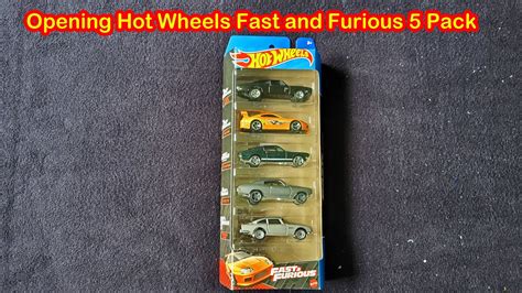 Opening Hot Wheels Fast And Furious 5 Pack Youtube