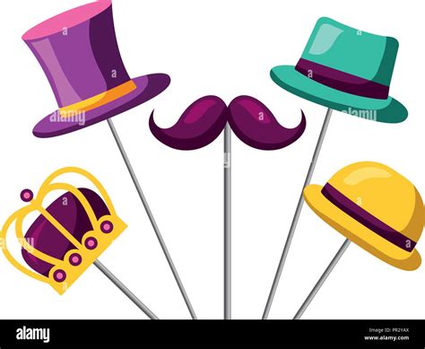 Mustache And Hats Hi Res Stock Photography And Images Alamy