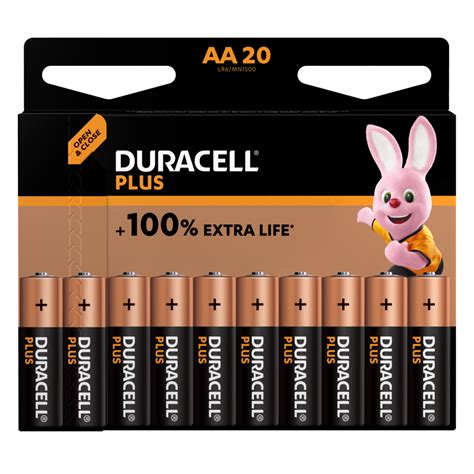 Duracell Plus Type Aa Alkaline Batteries