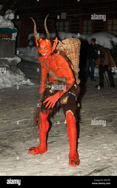 Radenthein, Austria, Krampus Radenthein Stock Photo - Alamy