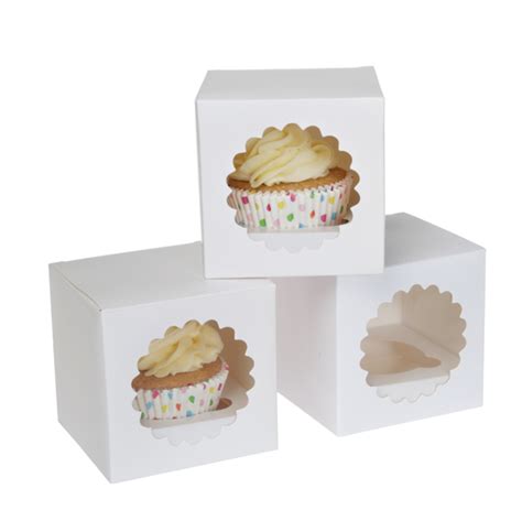 Witte Cupcake Dozen Voor 1 Cupcake Per 3 Verpakt House Of Marie