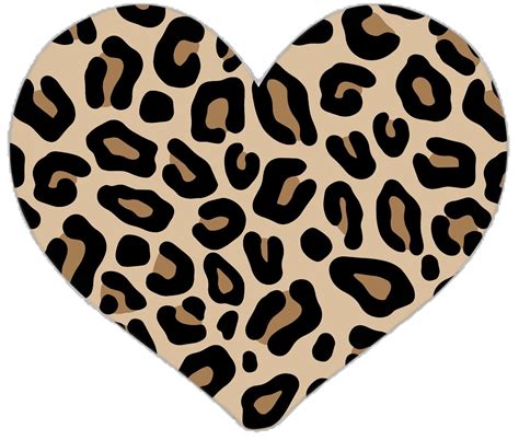 Cheetah Heart Svg Valentine Clipart Valentine Svg Tumbler