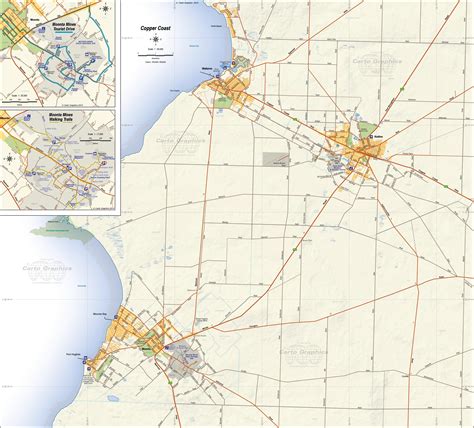 Yorke Peninsula Map - Meridian Maps