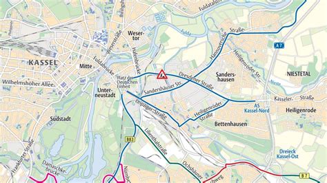 Umleitungen durch Kassel Wie Sie Staus auf A7 umfahren können