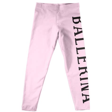 Light Pink Ballerina Leggings Wimziyandco