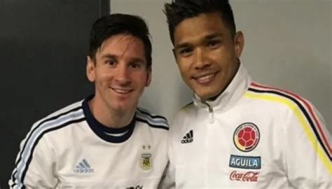 Teo Gutiérrez hizo una rifa por una camiseta de Messi avisó que no