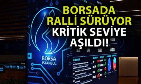 Borsadan Yeni A L Rekoru Puan A Ld Paratic