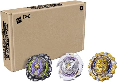 Beyblade Burst QuadDrive Pack De 3 Toupies Quantum Pulse Toupies De