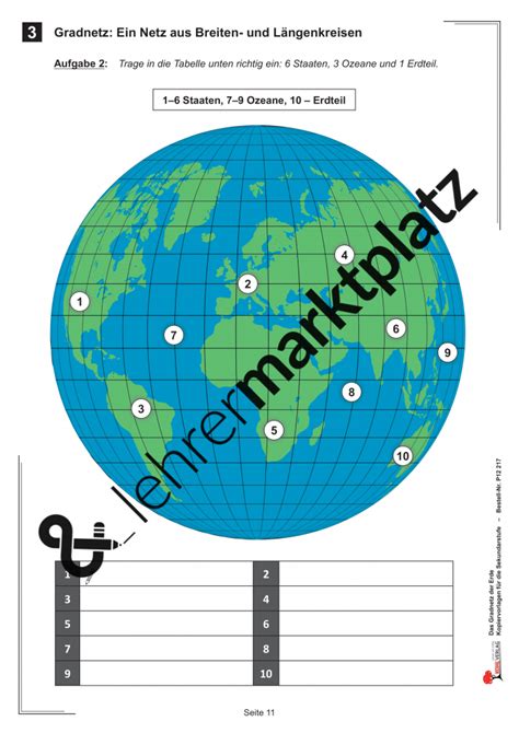 Gradnetz Der Erde Klasse 5 AgenceCormierDelauniere