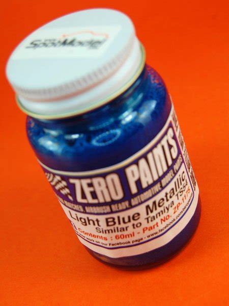 Zero Paints Zp 1175 Paint For Airbrush Light Metallic Blue Similar To