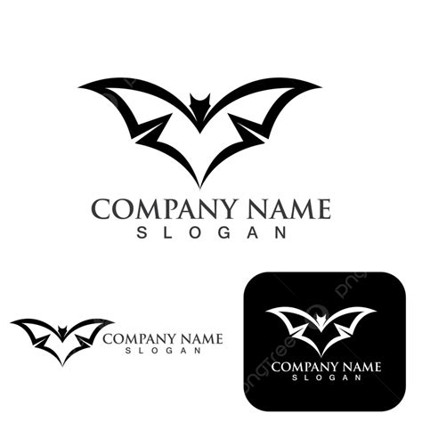 Templat Design Vector Art Png Bat Vector Icon Logo Template